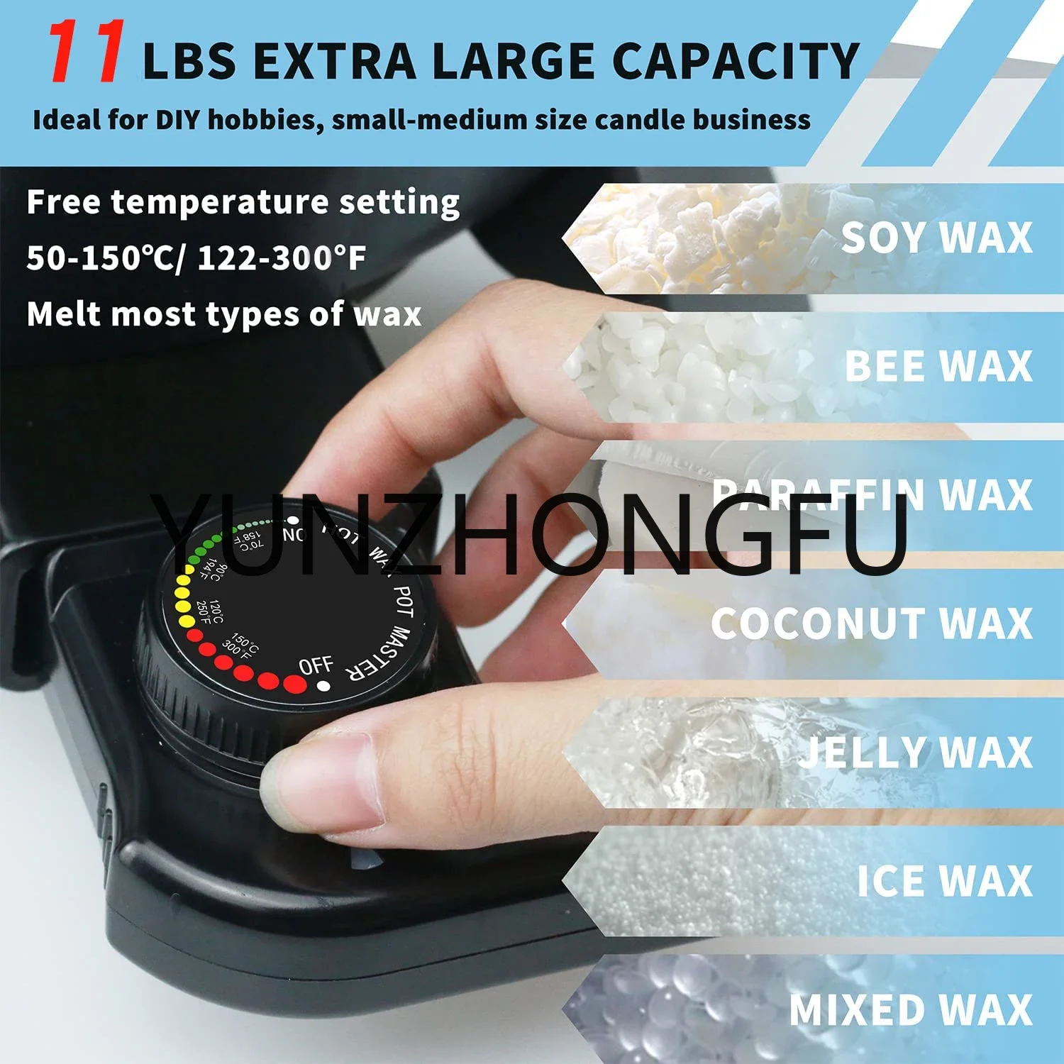 5L Electric Wax Melter for Commercial or Home Candle Making