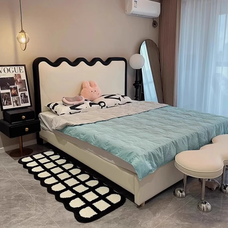 Nightstands Twin Beds Storage Japanese Modern Sleeping Lounge Beds Queen Headboards Meubles De Chambre House Accessories