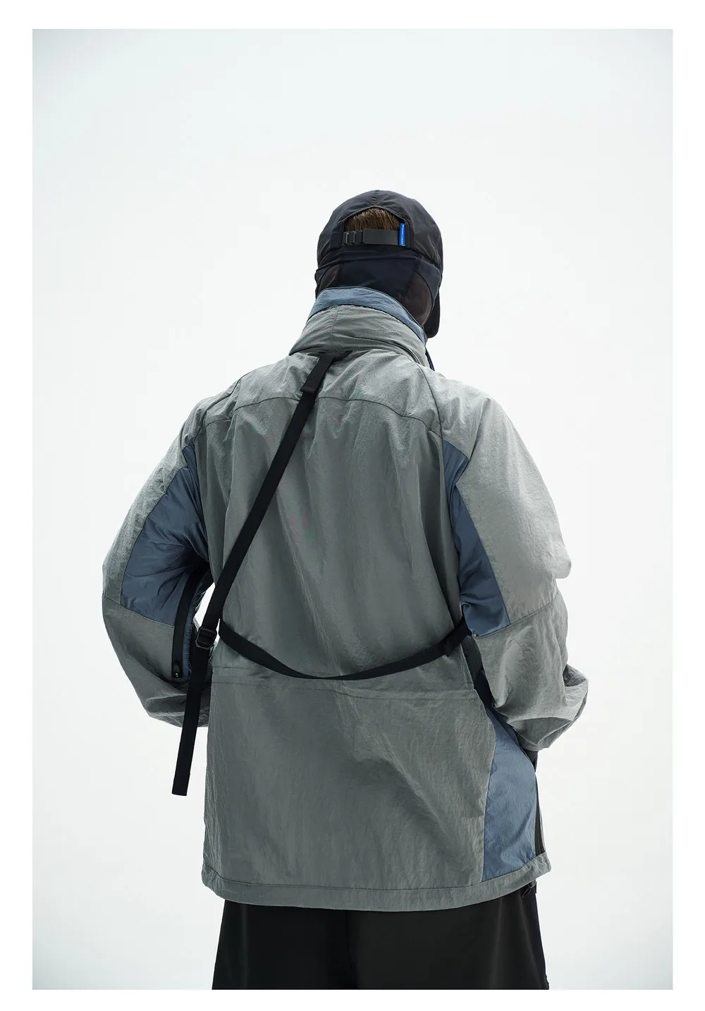 Reindee Lusion 24ss waterproof magnetic buckle sunshade cap nylon material techwear gorpcore