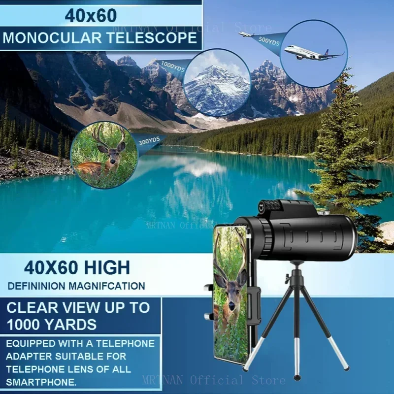 40X60 Zoom HD Powerful Binoculars 4