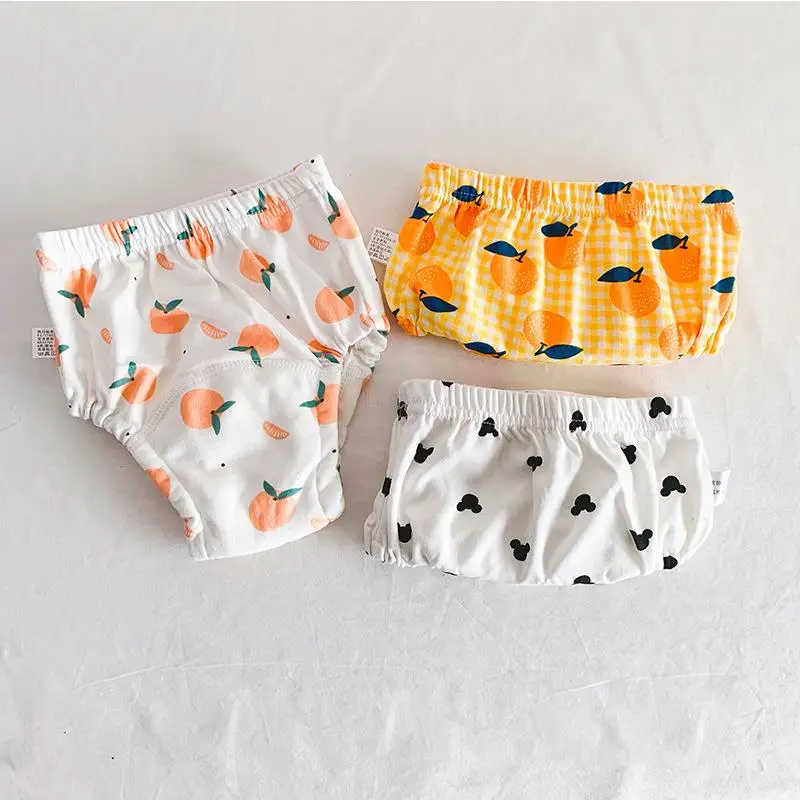 Eco-Friendly Reusable Baby Training Pants with Elastic Waist - Pack of 3