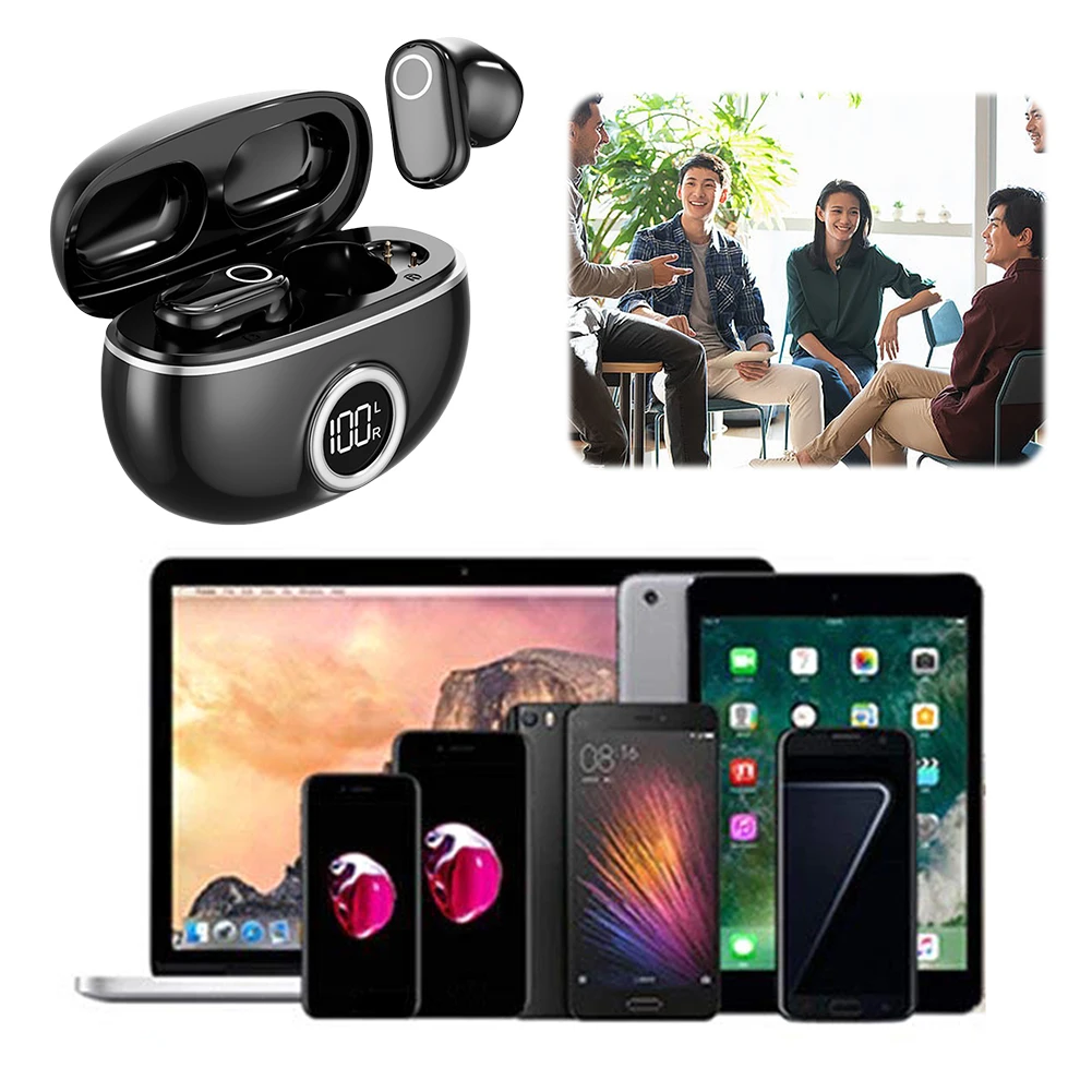 144 Languages Intelligent Translate Earbuds 99% Accuracy AI Translation Ideal for Travel and Business