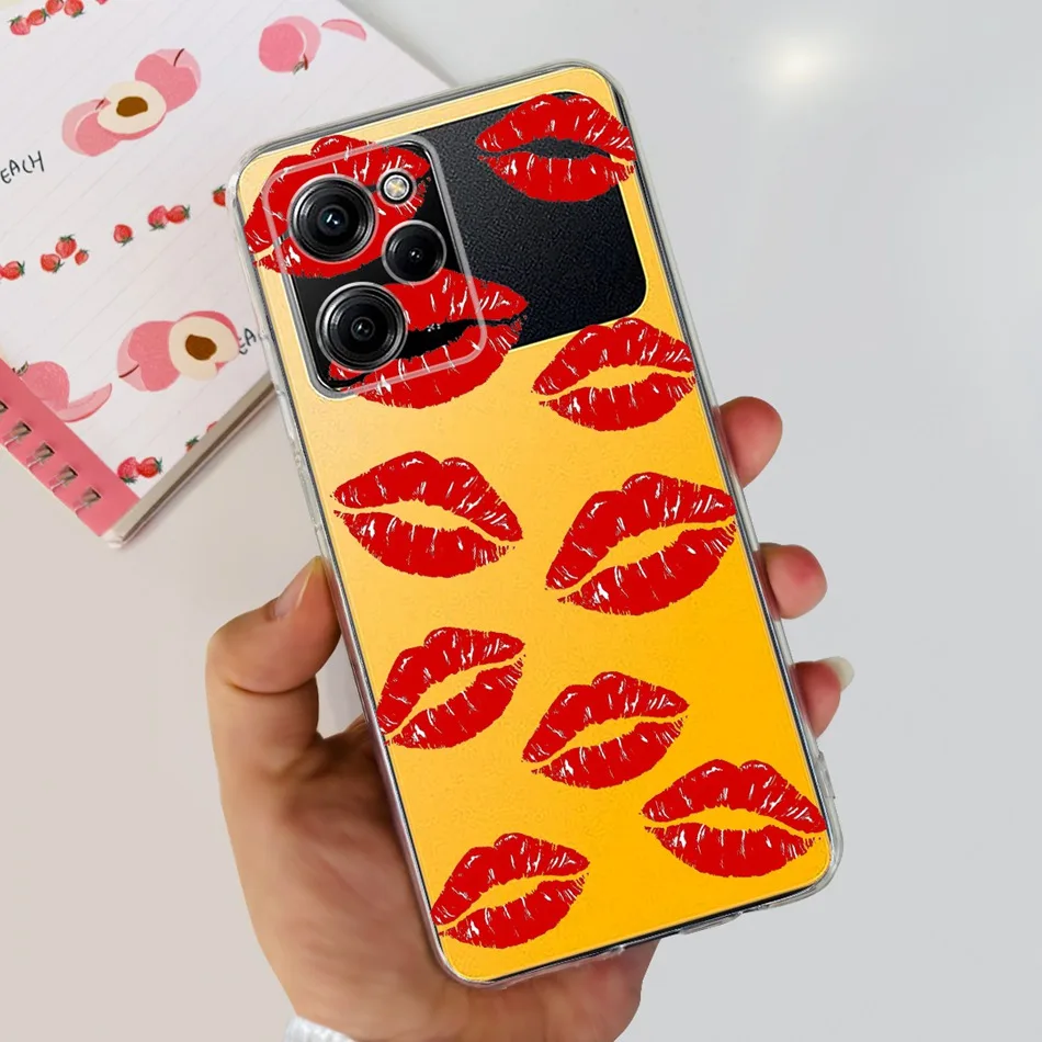 Elegant Printed Soft Silicone TPU Phone Case - Compatible with Poco X5 Series