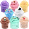 Diy Slime Butter Slimes Fruit Kit Soft Stretchy And Non-sticky Cloud Slimes Making Set Scented Toy Party Favors For Kids Gift 1