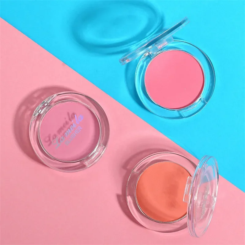 6 Colors Blush Makeup Palette Natural Peach Pink Cheek Tint Waterproof Long Lasting Face Rouge Powder Cosmetic Brighten Skin powder blusher,blush powder,blush plate,facial blusher