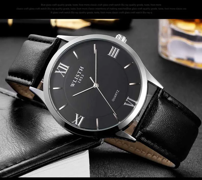 Luxury Ultra-Thin Retro Classic Leather Strap Watch