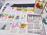 Alinacutle CLEAR STAMPS Calendar Journal Deco Scrapbooking Card Album Paper Craft Rubber Transparent Silicon Clear Stamp 6