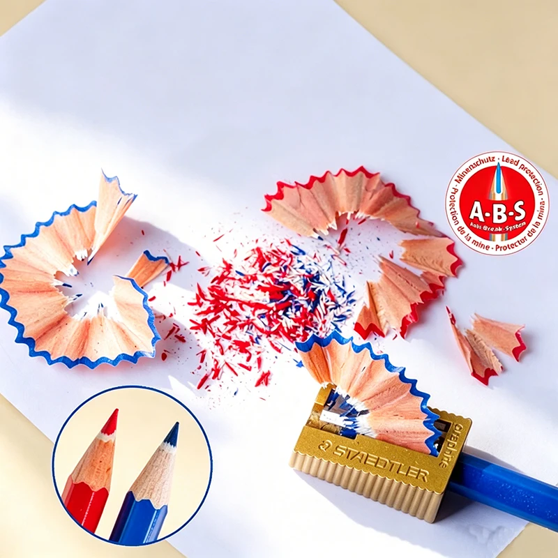 12pcs STAEDTLER 144 지우개가있는 컬러 연필 드로잉 연필 학교 문구 사무용품 학생 그림 연필