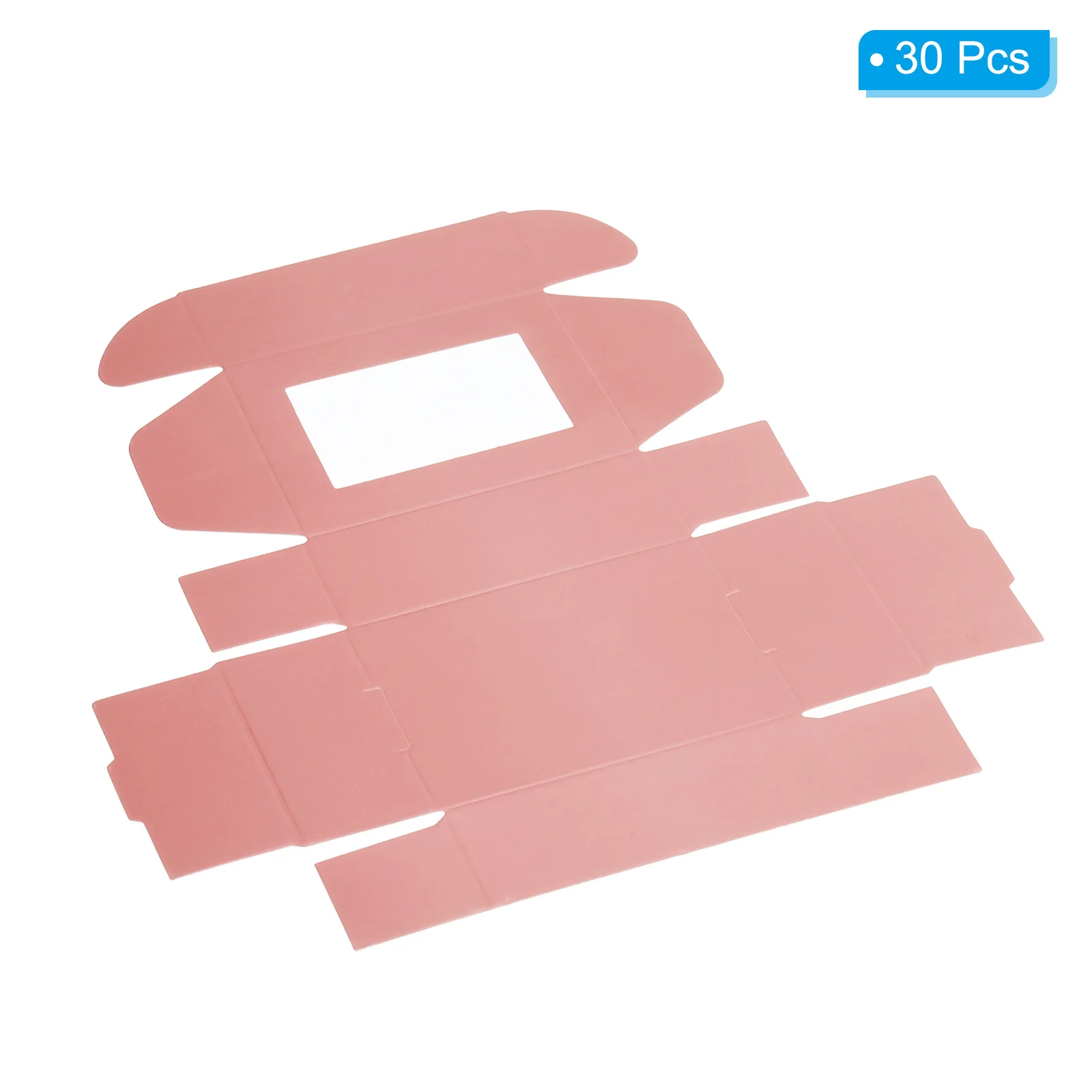 30-Pack Paper Soap Boxes with Transparent Window, Rectangle Foldable Packaging Holders ... - SKU PSB01028 - UGI Packaging
