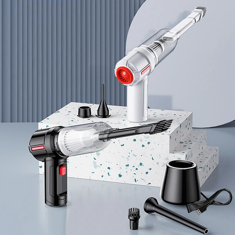 

Car Vacuum Cleaner Strong Suction Wireless Portable Vacuum Cleaner Dual Use Handheld Cleaning For Car Desktop Home Appliance