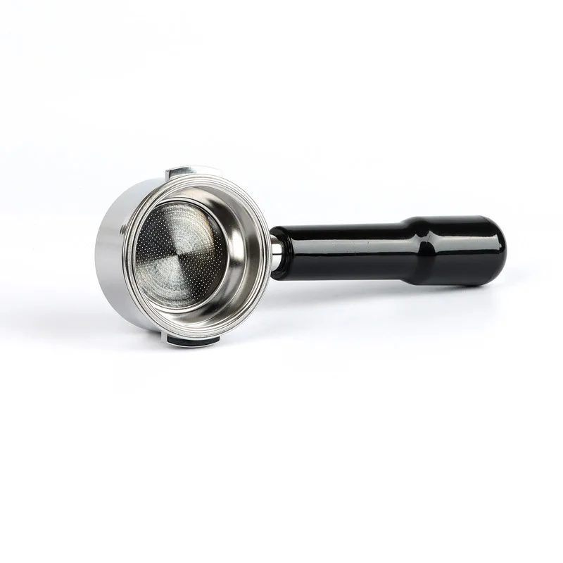 Porte-Filtre Sans Fond 49 Mm Pour Machines à Espresso La Pavoni – Filtre Double 14 G, Tête En Cuivre Chromé