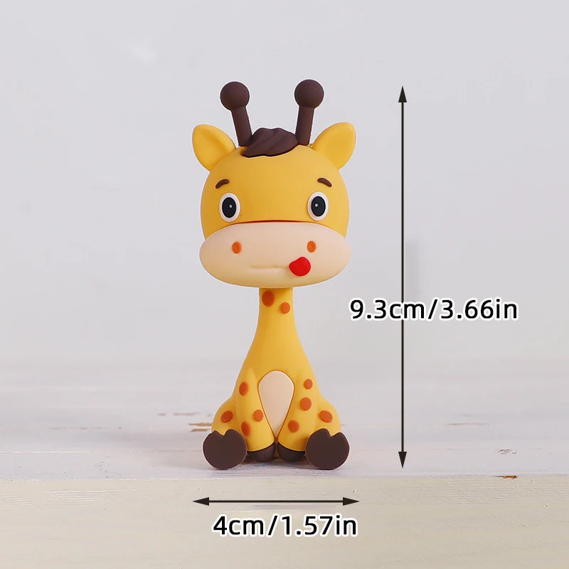 Animali Giungla Cake Topper, 24pcs Decorazioni per Torte Animali, Decorazioni per Torte Zoo, Animali Decorazioni Torta, Giungla Decorazione Cupcake, Animali Giungla Cake Topper