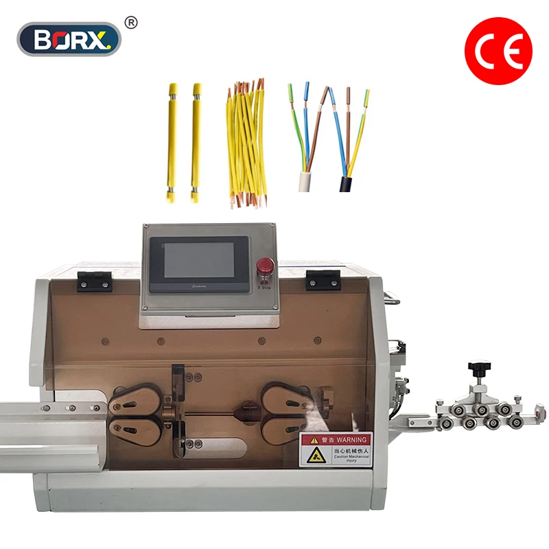 

Automatic 10 Square Sheathed Wire Stripping Machine Core Wire Peeling Multi-Core Wire Inside Cable Line PVC Wire Cutting Machine