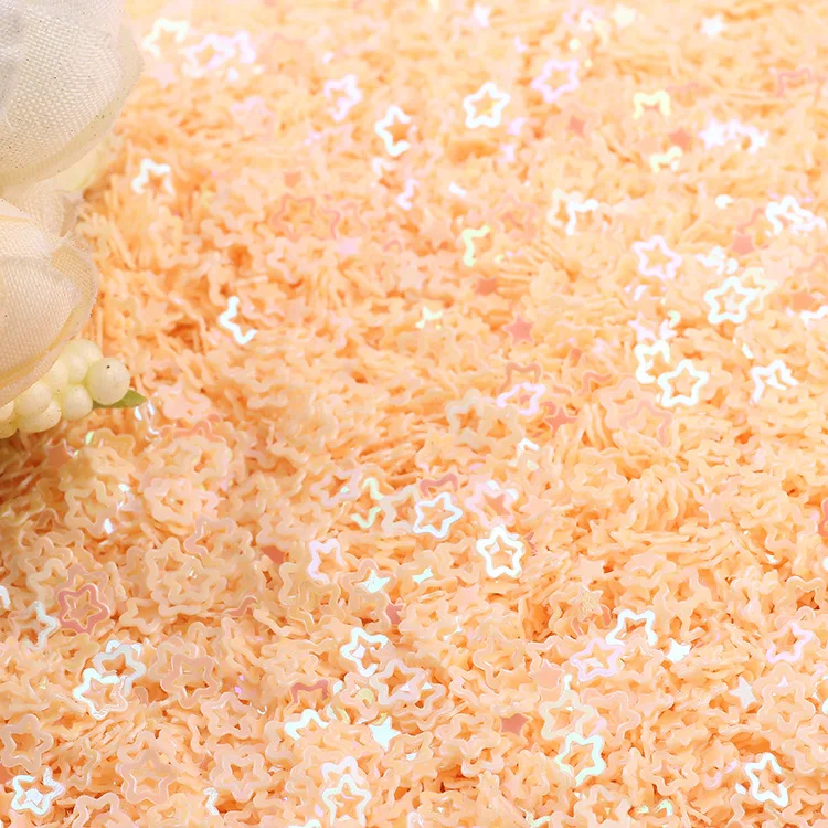 4mm 20g Stars Flower Glittering Sequins Paillettes Sprinkles For Slime Additives DIY Slime Accessories Filler Wedding Nail Art slime kit
