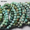 Meihan (Free Shipping) Rare Amazing Natural Hubei Turquoise Untreated Ore Beads For Jewelry Making Design DIY Bracelet Necklace 5