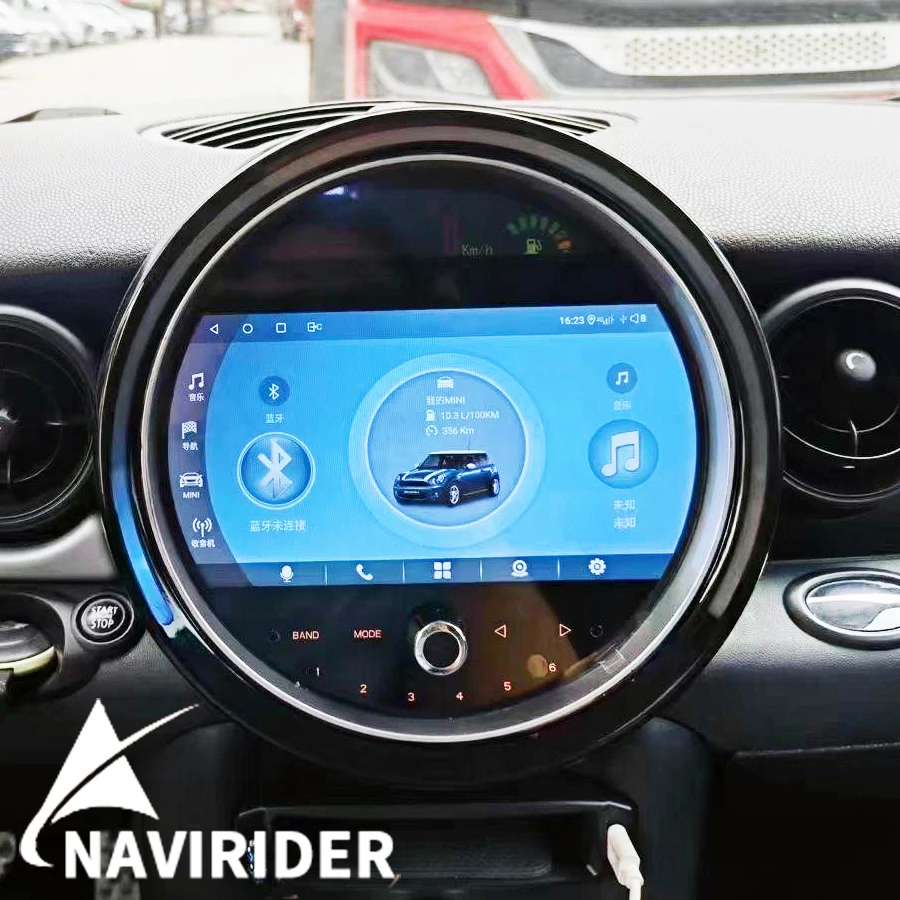 

256 ГБ 9 дюймов Android экран для BMW Mini Cooper R55 R56 2007-2010 Peaceman Clubman автомобильное радио мультимедийный видеоплеер Carplay GPS