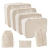 7 Pcs Set Travel Organizer Storage Bags Suitcase Packing Cubes Set Cases Portable Luggage Clothes Shoe Tidy Pouch Folding.-zmt 6