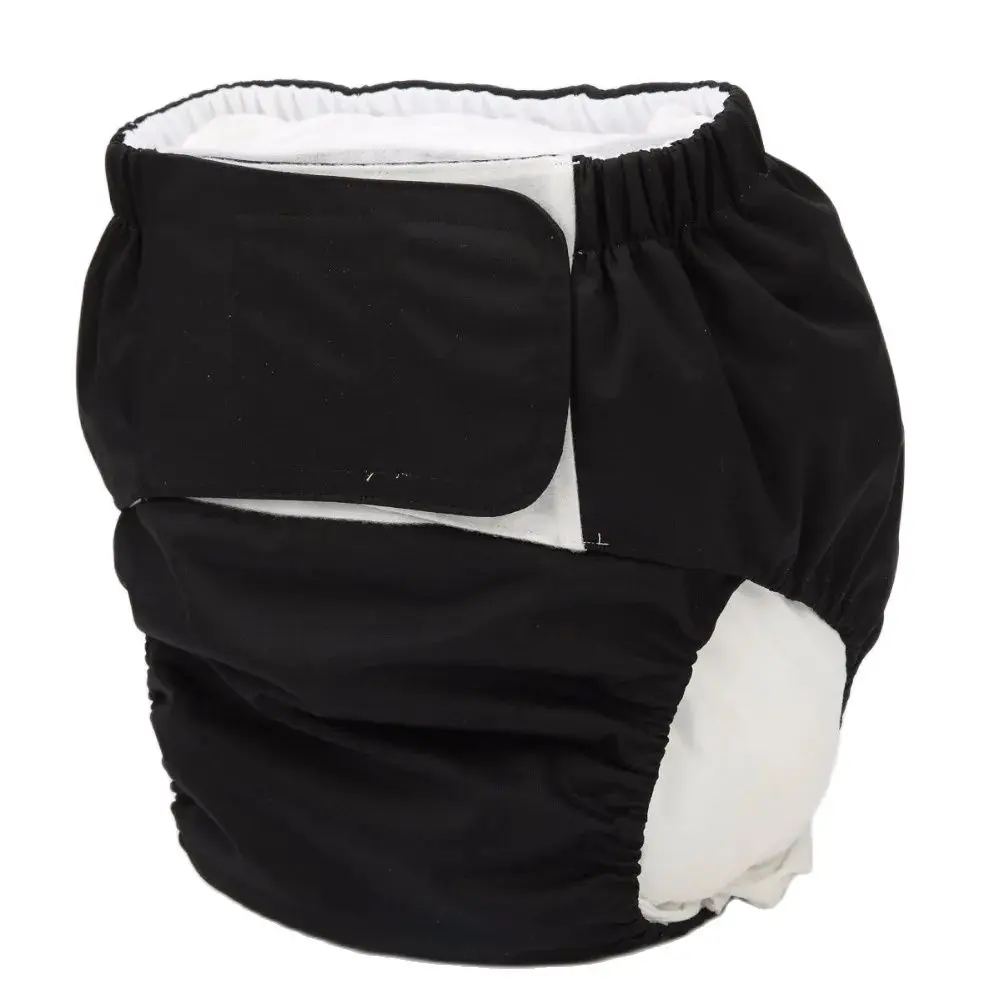 [Sigzagor]1 XL Adult Cloth Diaper Nappy Urinary Incontinence Pocket Reusable Insert Hook and Loop ABDL Age Play 26.7in to 50.4in 2
