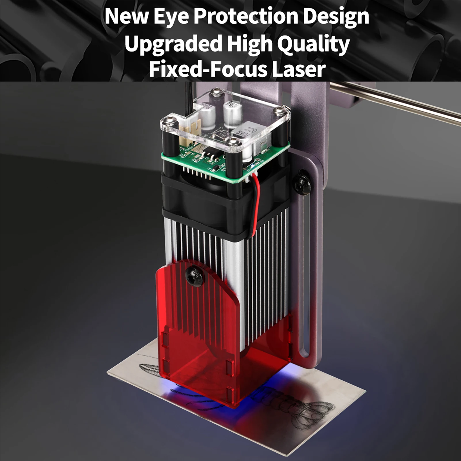 ATOMSTACK A5 Pro 40W Laser Engraver CNC DIY Fixed-Focus Laser Cutter Eye Protection Engraving Cutting Machine 410x400mm