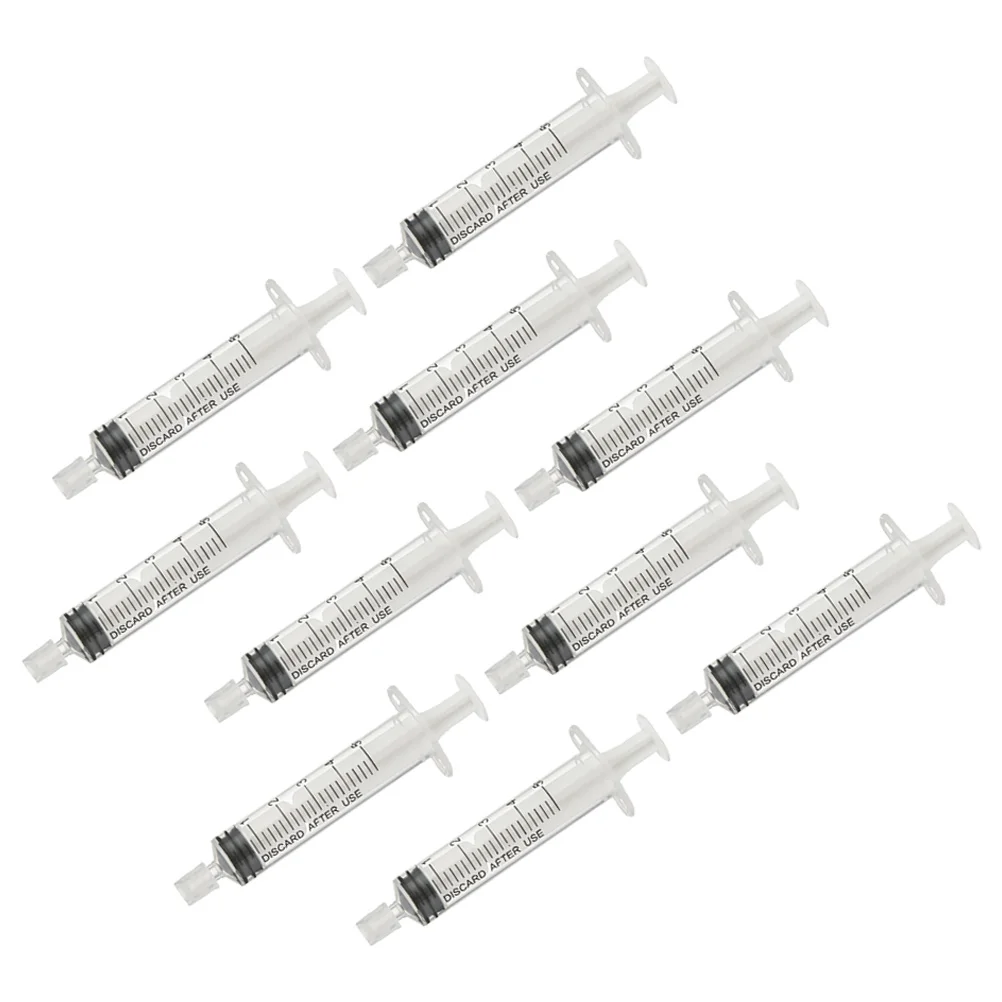 Syringe Dispenser 10pcs Perfume Dispensers Refillable Liquid Measure Syringe With No Needle(5ML)
