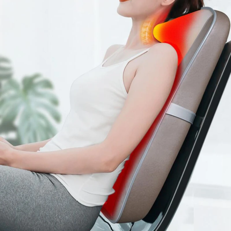 

Cervical Spine Massager Multi-functional Back Waist Shoulder Neck Vibrating Massager Electric Massager Cushion Massage Pillow