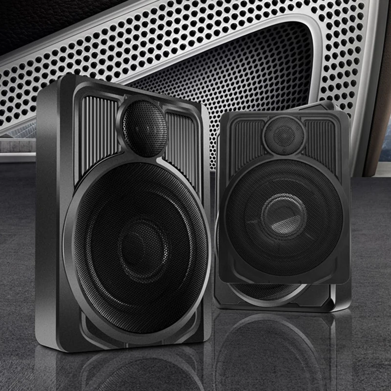 Altoparlante Subwoofer Per Auto Da 10 Pollici 600W Attivo Sotto Il Sedile Slim Sub Woofer Amp Amplificatore Per Altoparlanti Stereo Super Bass Process