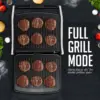 Electric Panini Press Sandwich Maker, 1500W Indoor Grill with Non-Stick Coated Plates, Temperature Control & Removable Drip Tray 2