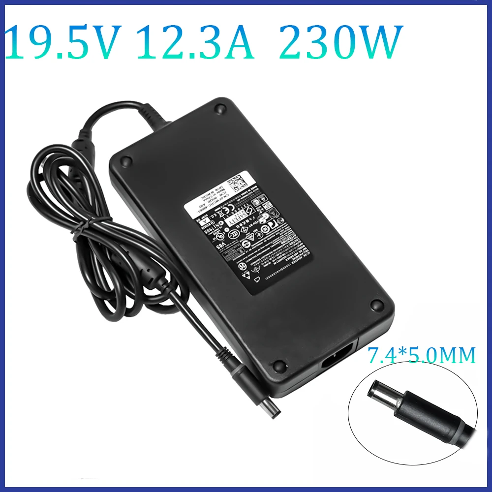 240 Вт 19,5 в 7,4 а 5,0 * мм стандартное зарядное устройство для ноутбука Dell Alienware M15x M17x M18X R2 X51 M4700 M6700 M6800 J211H