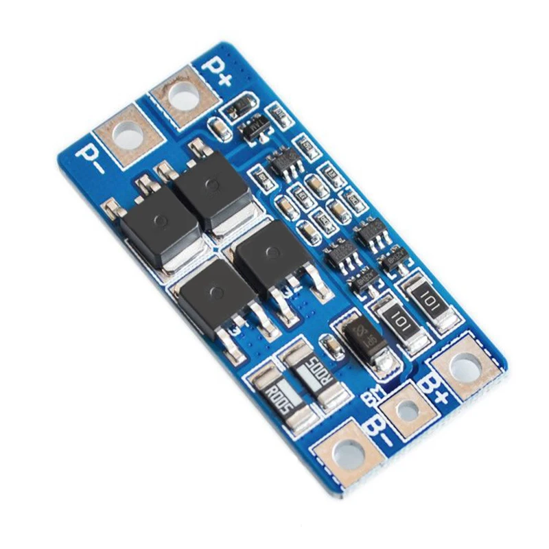 2S 10A 7.4V 18650 lithium battery protection board 8.4V balanced function/overcharged protection Good