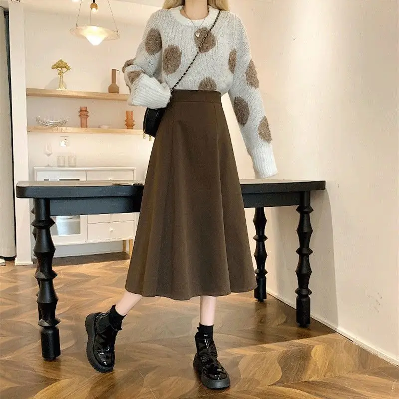 スカート ALANUI Women Mid Skirts LWHL024R25KN I001 7500 BROWN 61UubZoArUL._UY350_.jpg
