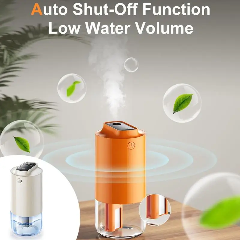 Cool Mist Humidifiers Rechargeable Dry Air Humidifiers Battery Powered Humidifier Multipurpose Desk Humidifier Small Room 250ml