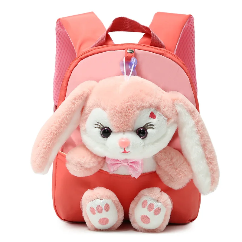 Lindas mochilas reales para niños pequeños, mini bolsa de viaje de dibujos  animados de animales para bebé niña niño de 1 a 5 años, 5-conejo, Moderno