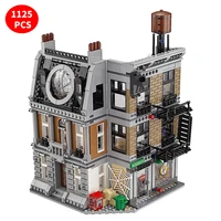 1125PCS Hero Movie Series Sanctuary Sanctuary Showdown Model Compatible with 76108 Building Blocks Children's Birthday Gifts 1