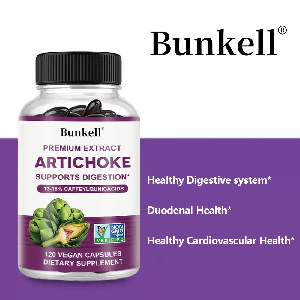 Artichoke Extract with Milk Thistle Supports Liver Health and Digestion Non-GMO All-natural liver detox supplement
