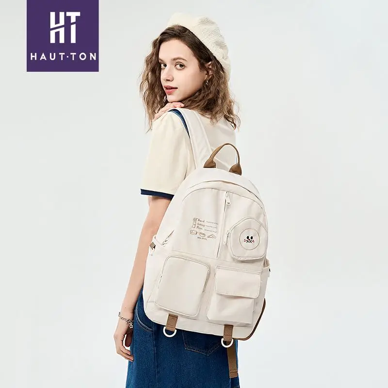 

HAUTTON's New Homemade Japanese Cute Food Hanger Book Bag with Large Capacity Junior, High School, and College Students Backpack