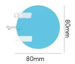 Película antivaho para espejo retrovisor de coche universal, película impermeable, membrana deshidratante, tipo pasta para exteriores de coche