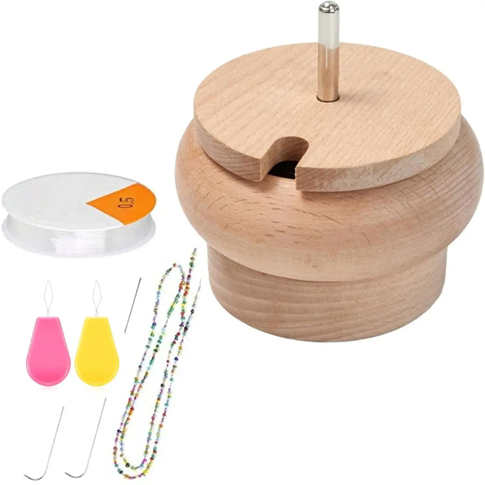 

Bead Bowl Jewelry Making with Needles DIY Making Bead Spins Bead Spins Loade