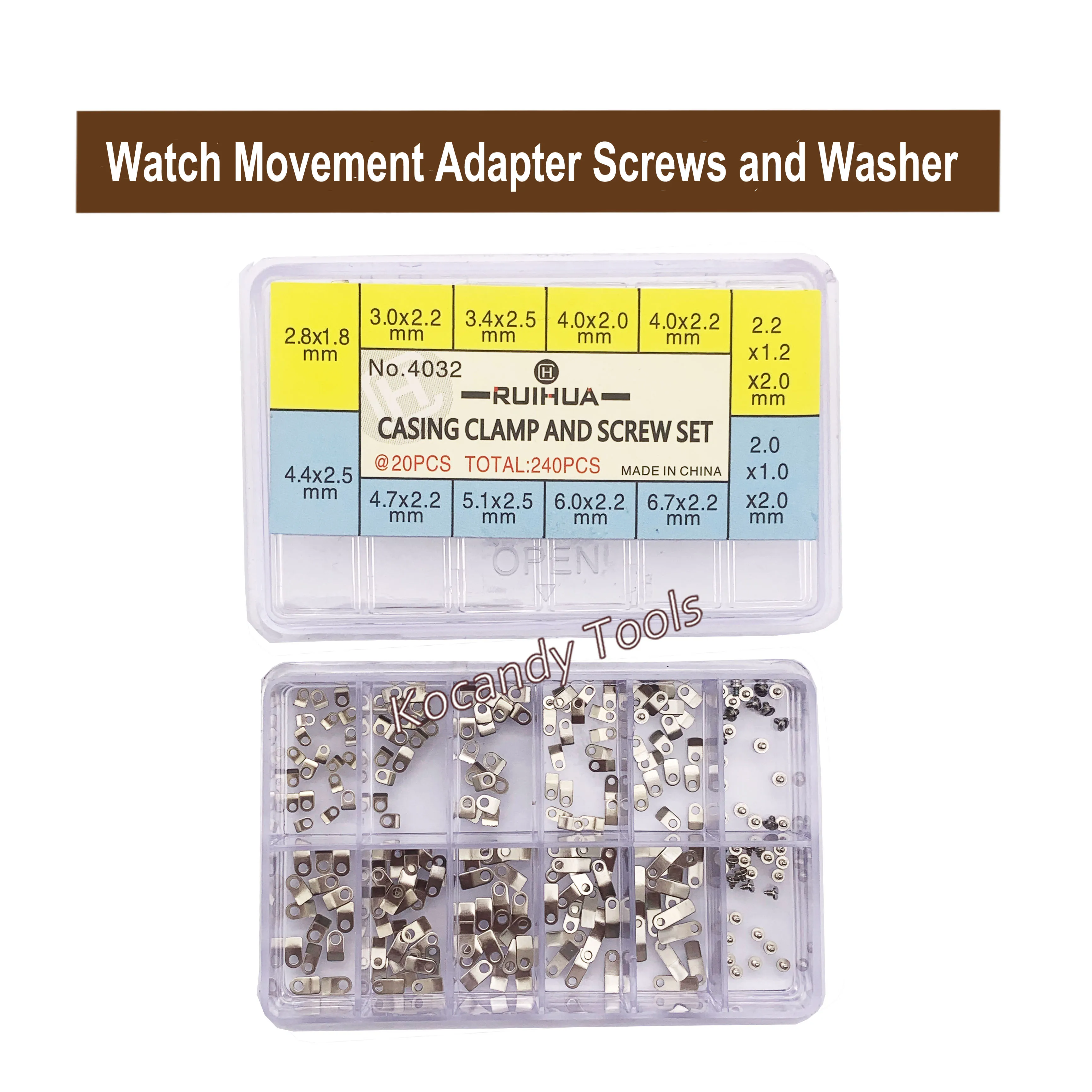 For ETA 2836/2834/2846 Watch Replacement PartWatch Movement Repair Adapter Securing Screws & Washers