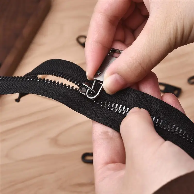 Fashion Zipper Slider Puller Instant Zipper Repair Kit Replacement For Broken Buckle Travel Bag Suitcase Head