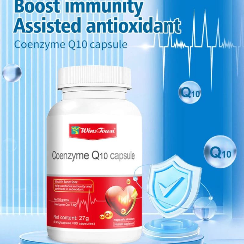 1 bottle Coenzyme Q10 for middle-aged and elderly people to enhance immunity improve cardiovascular health care for health