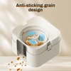 2L WIFI Button Automatic Cat Feeder Intelligent Cat and Dog Pet Feeder Smart Pet Cat Food Dispenser Pet Feeder(No 5V 1A plug)