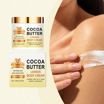 Lemon Cocoa Butter Moisturizing Face Cream Repair Moisturizing Nourishing Face Cream Brightening Cream Facial Skincare Product
