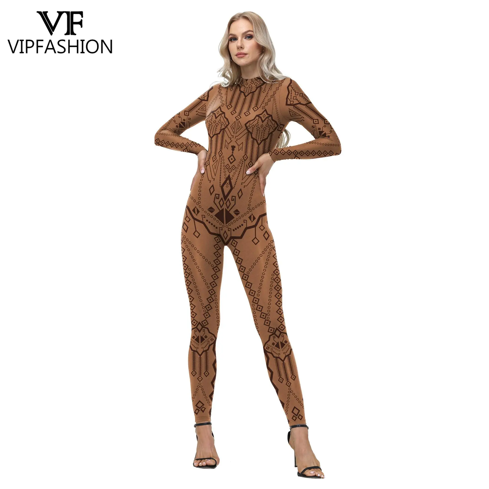 VIP FASHION Pleasure Seeker Costume Women Party Jumpsuit Carnival Zentai Suit Show Performance Catsuit Strenchy Bodysuit Clothes