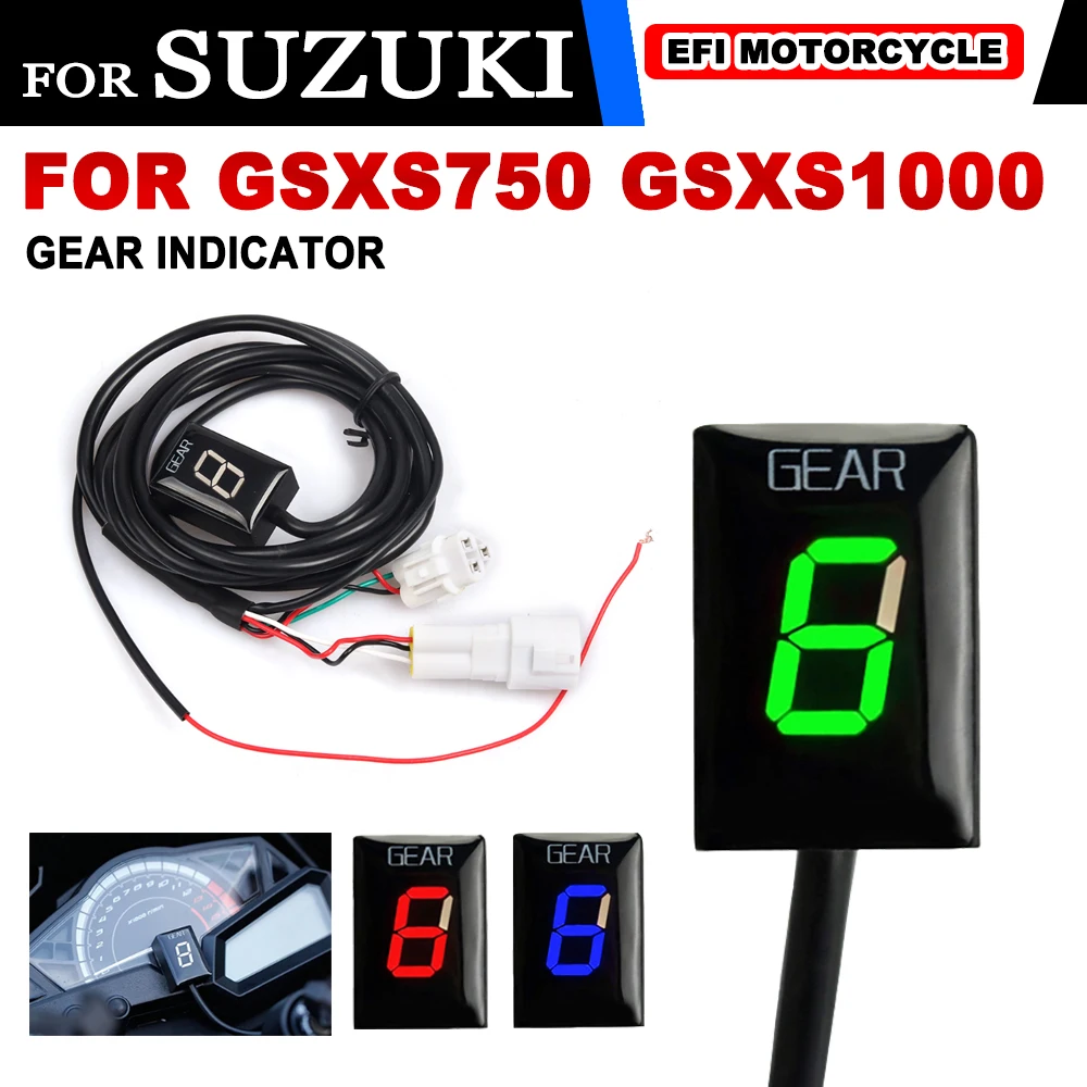 

Motorcycle 1-6 Speed Gear Indicator For Suzuki GSXS750 GSXS 750 2015-2020 GSXS1000 GSXS 1000 Accessories Gear Display Meter