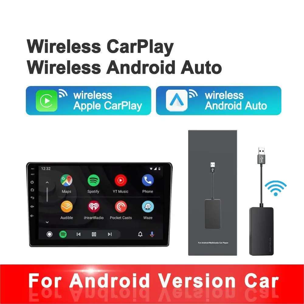 Refit Android Radio Car Screen Dongle Wired Carplay A Wireless Carplay Per Android Car Adapter Wireless Apple Carplay