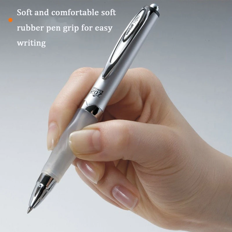Uni Mitsubishi Gel Pens - Japanese Stationery with α-Gel Comfort Grip, Quick-Drying Signature Pen for Office and School Supplies, 0.7mm