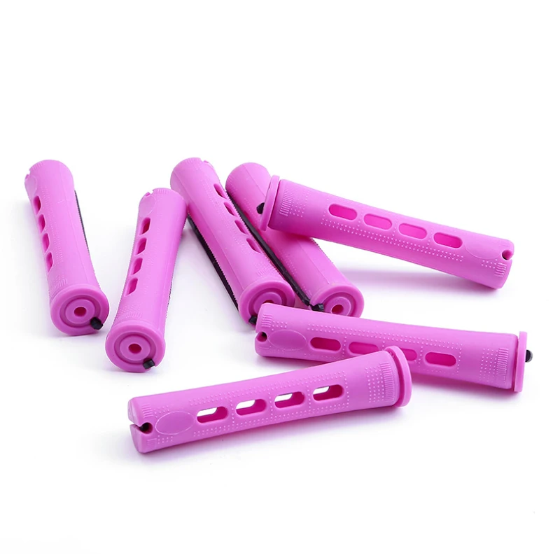 10pcs Hair Perm Rods Cold Wave Rod Plastic Perming Rods Curlers Hair