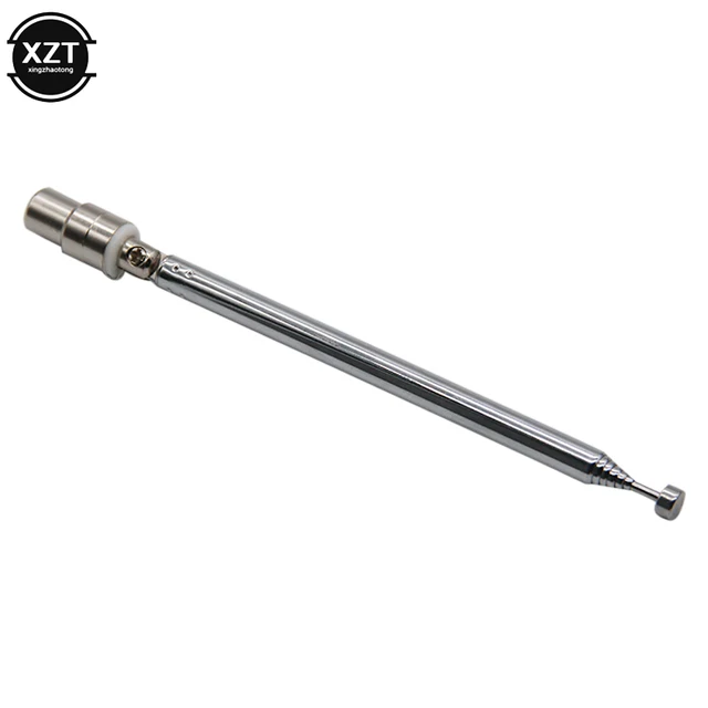 Antena Radio ENUODA Antena De Radio FM De Repuesto De 75 Ohmios - Antena Telescópica De 7 Secciones, 6.7-29.8 In, Conector Macho Tipo F Con Adaptador Para Radio De Mesa, Receptor Estéreo
