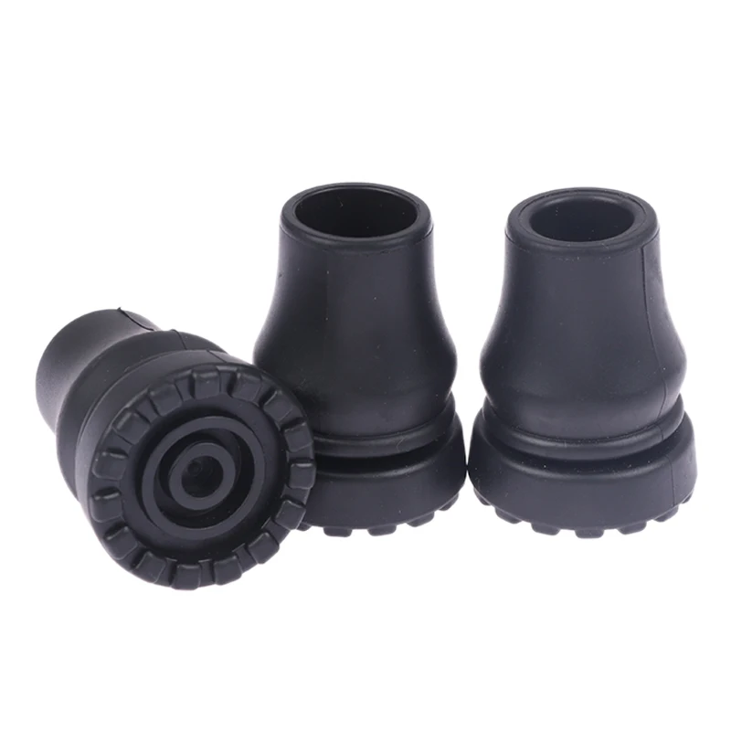 

16/20/22mm Rubber Pad Cap Antiskid Walking Stick Crutch Cane Bottom Pads Cover Protector Climbing Hiking Trekking Pole Tip