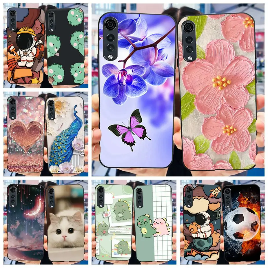 Stylish Painted Silicone Soft Phone Case - 6.8'' Bumper Cover, Compatible with LG Velvet 5G